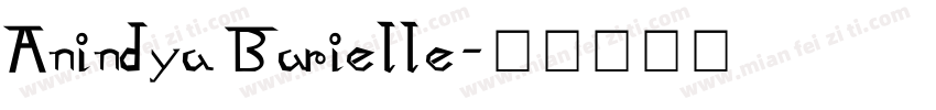 Anindya Barielle字体转换